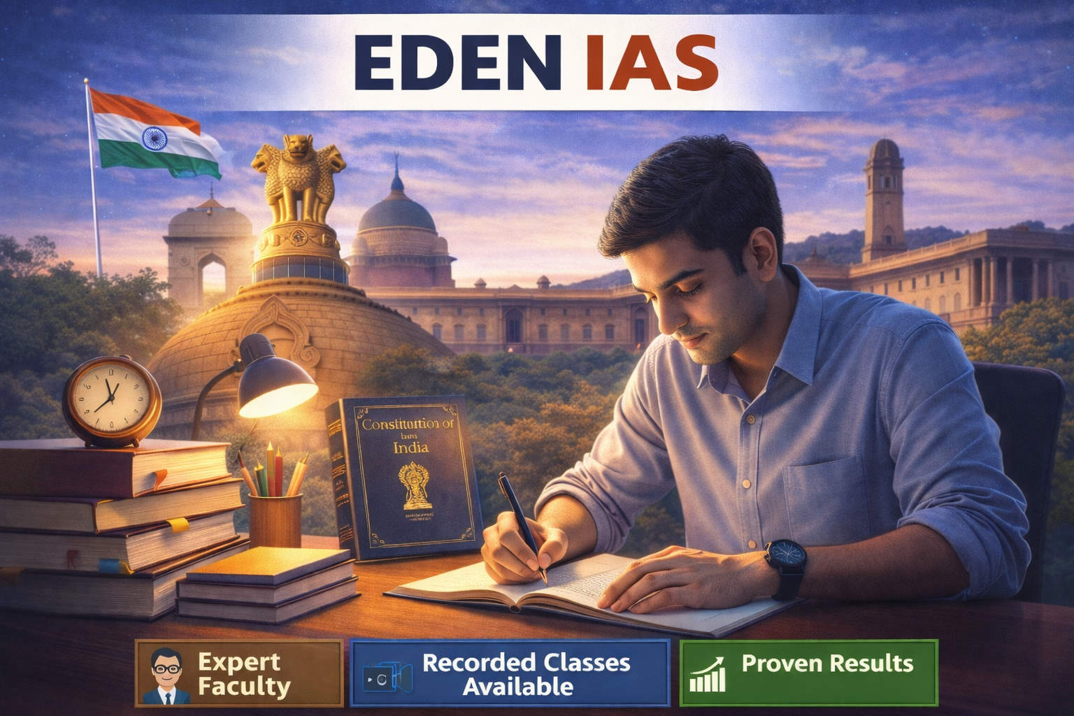 EDEN IAS (Courses, Batches, Fees, Reviews, Contact)