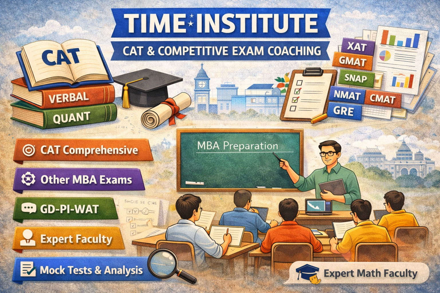 TIME Institute (Courses, Batches, Fees, Reviews, Contact)