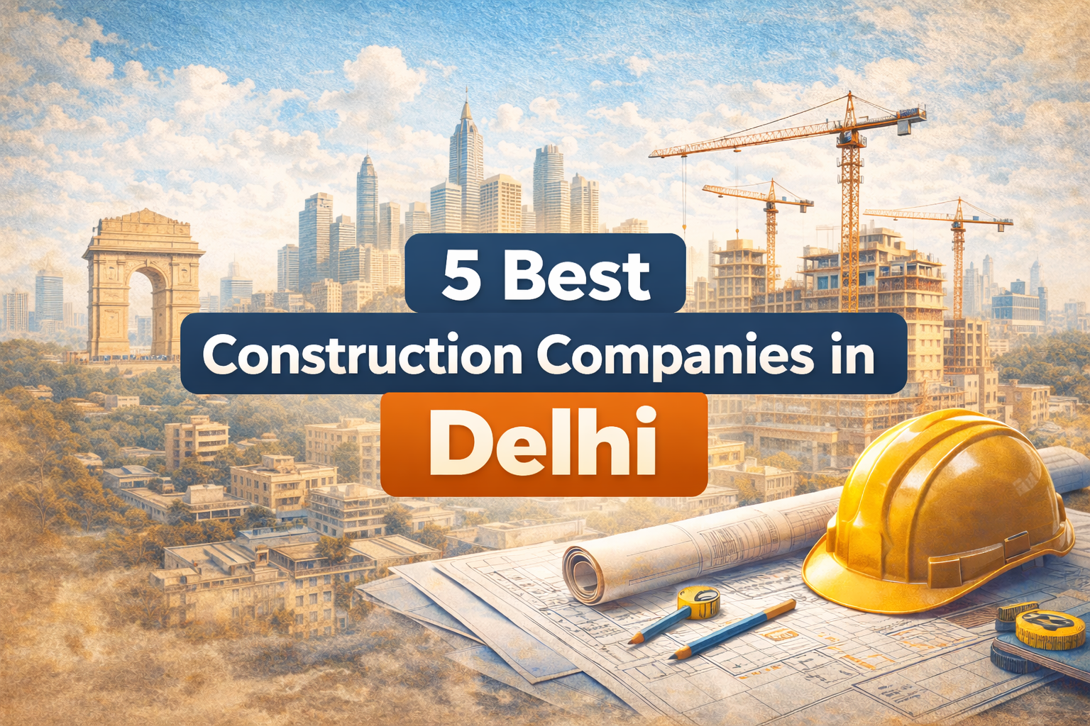 5 Best Construction Companies in Delhi