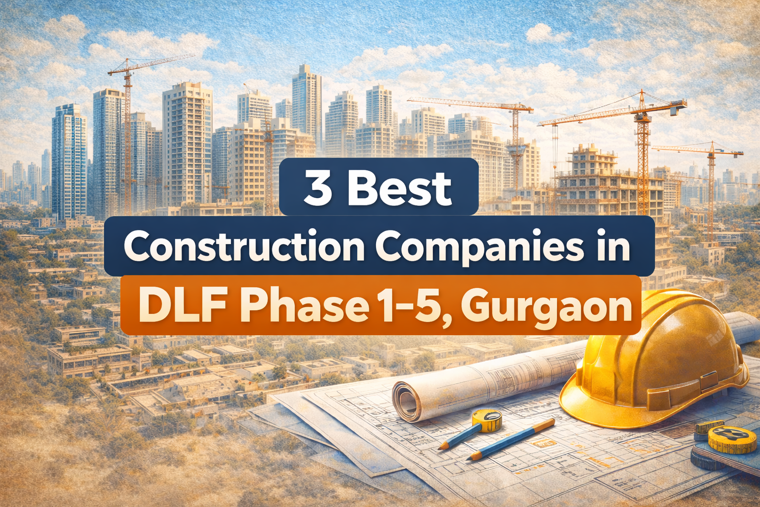 3 Best Construction Companies in DLF Phase 1, 2, 3, 4 & 5 Gurgaon