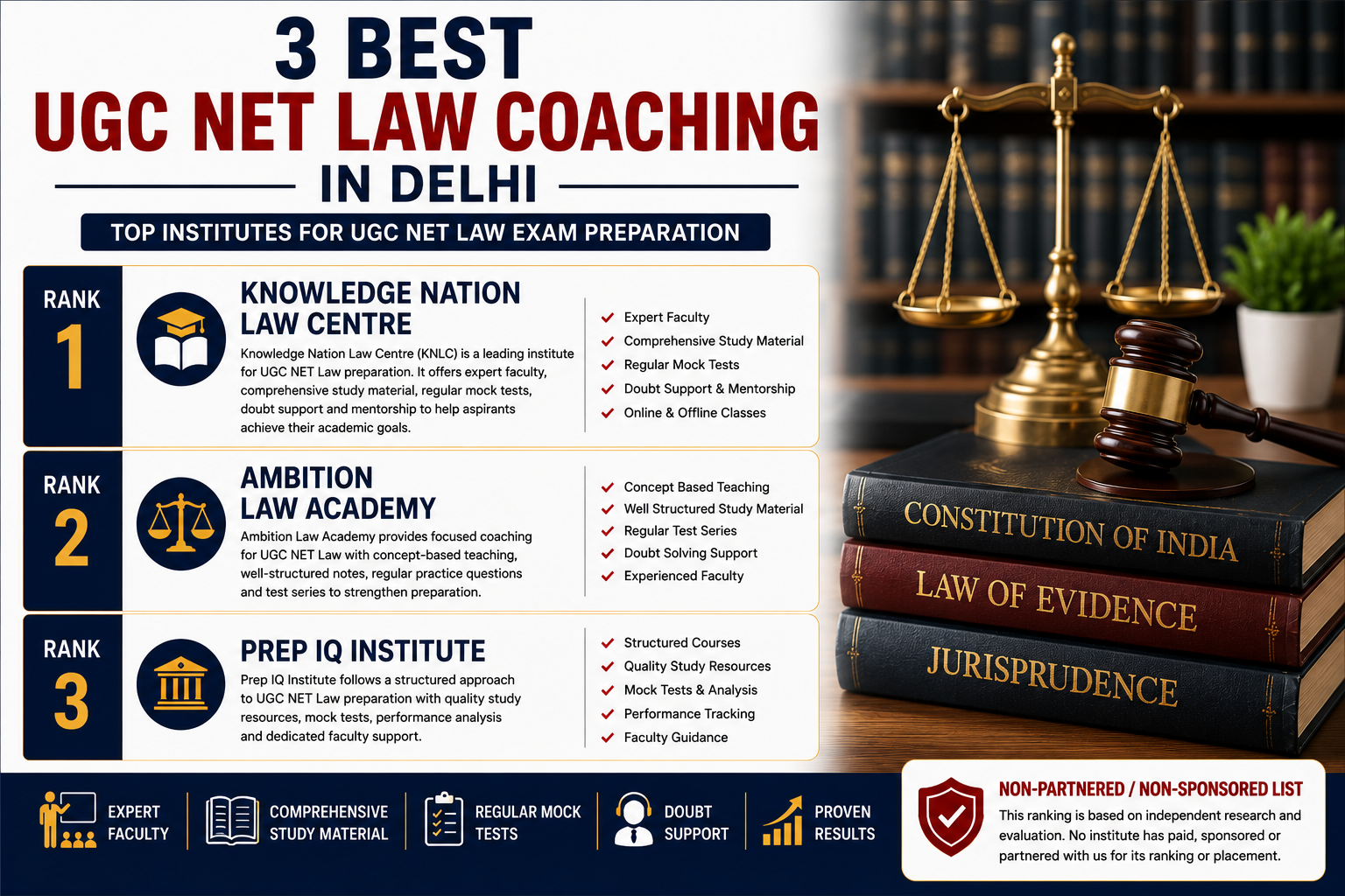 3 Best UGC NET Law Coaching in Delhi