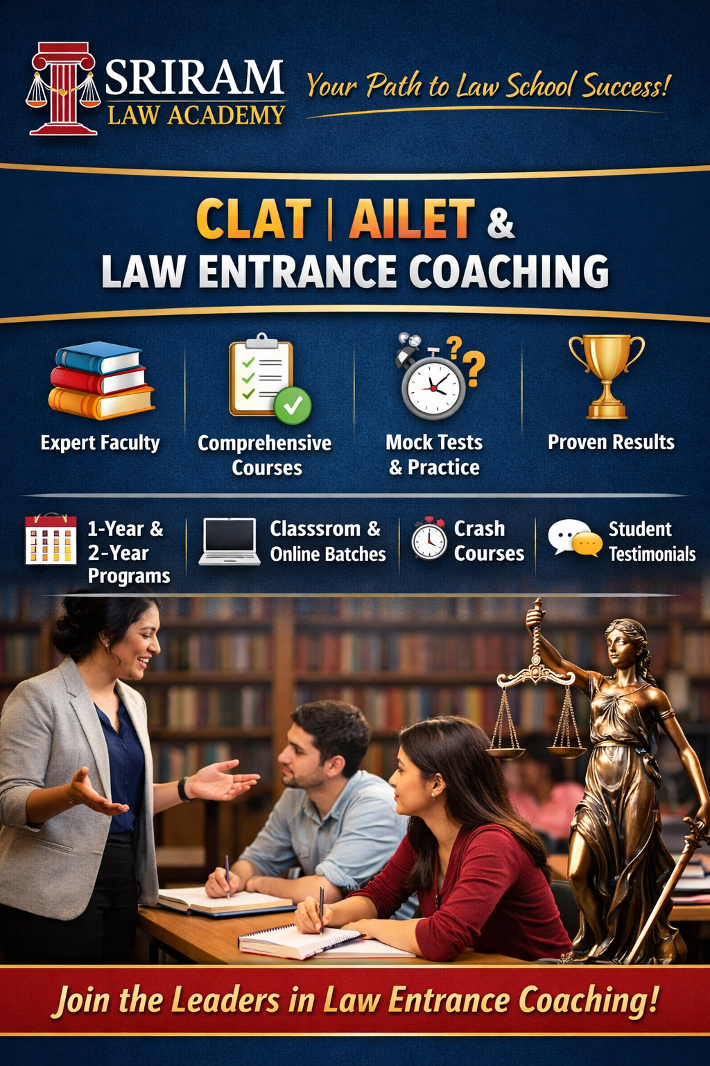 Sriram Law Academy (Courses, Batches, Fees, Reviews, Contact)