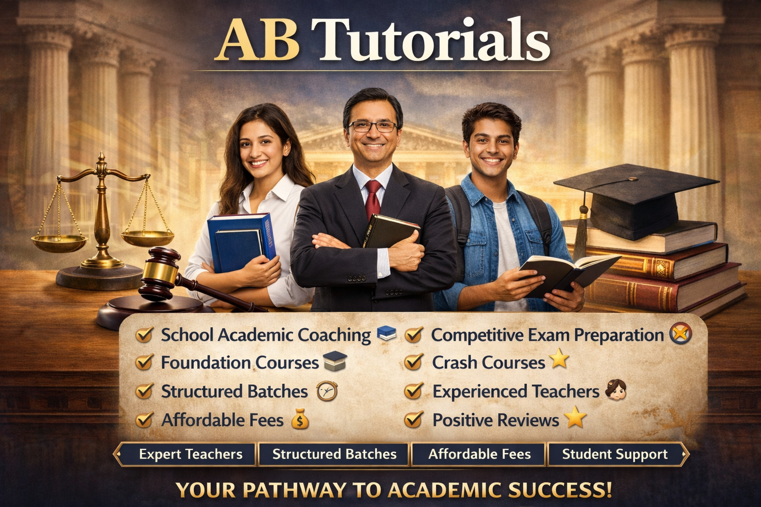 AB Tutorials (Courses, Batches, Fees, Reviews, Contact)