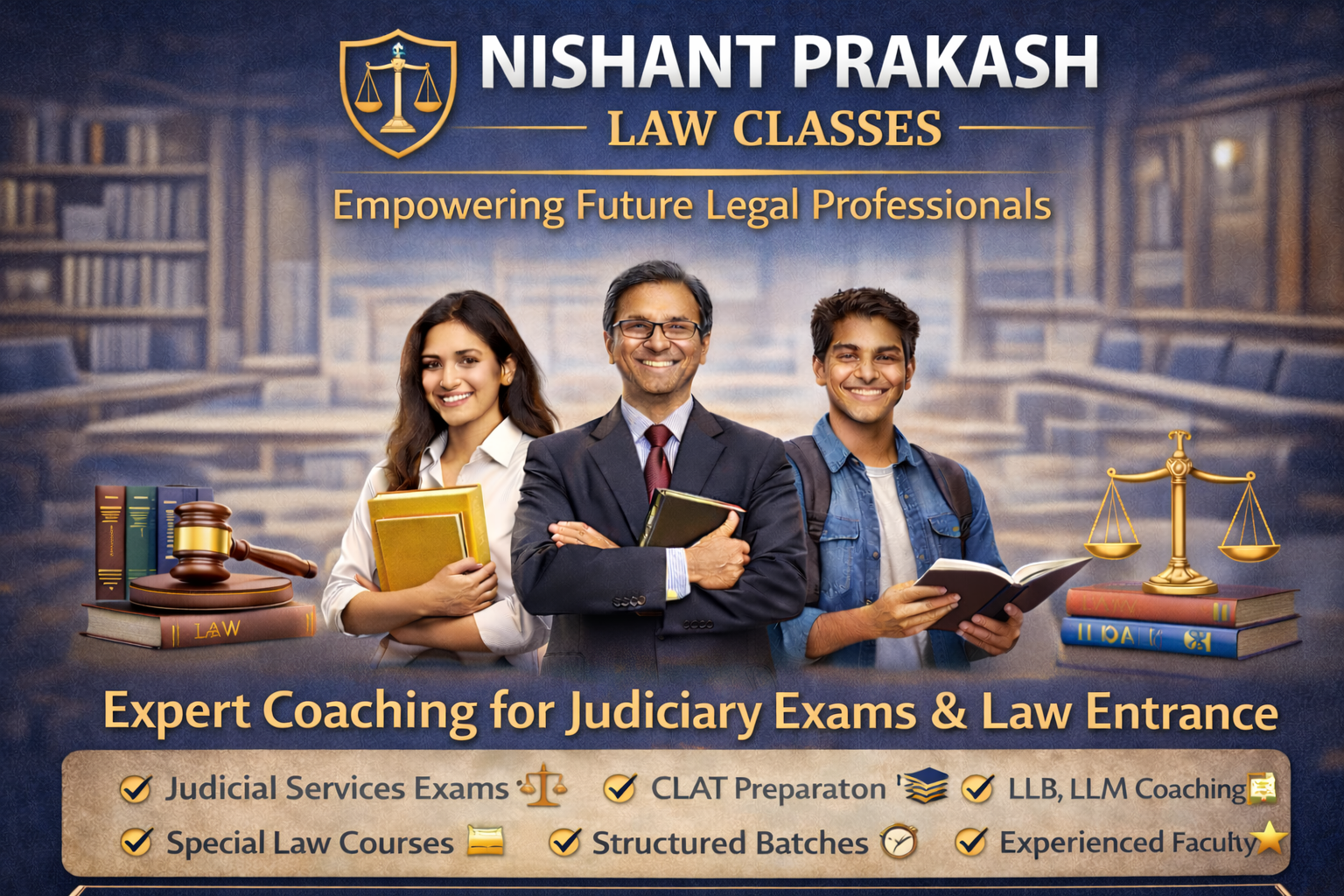 Nishant Prakash Law Classes (Courses, Batches, Fees, Reviews, Contact)