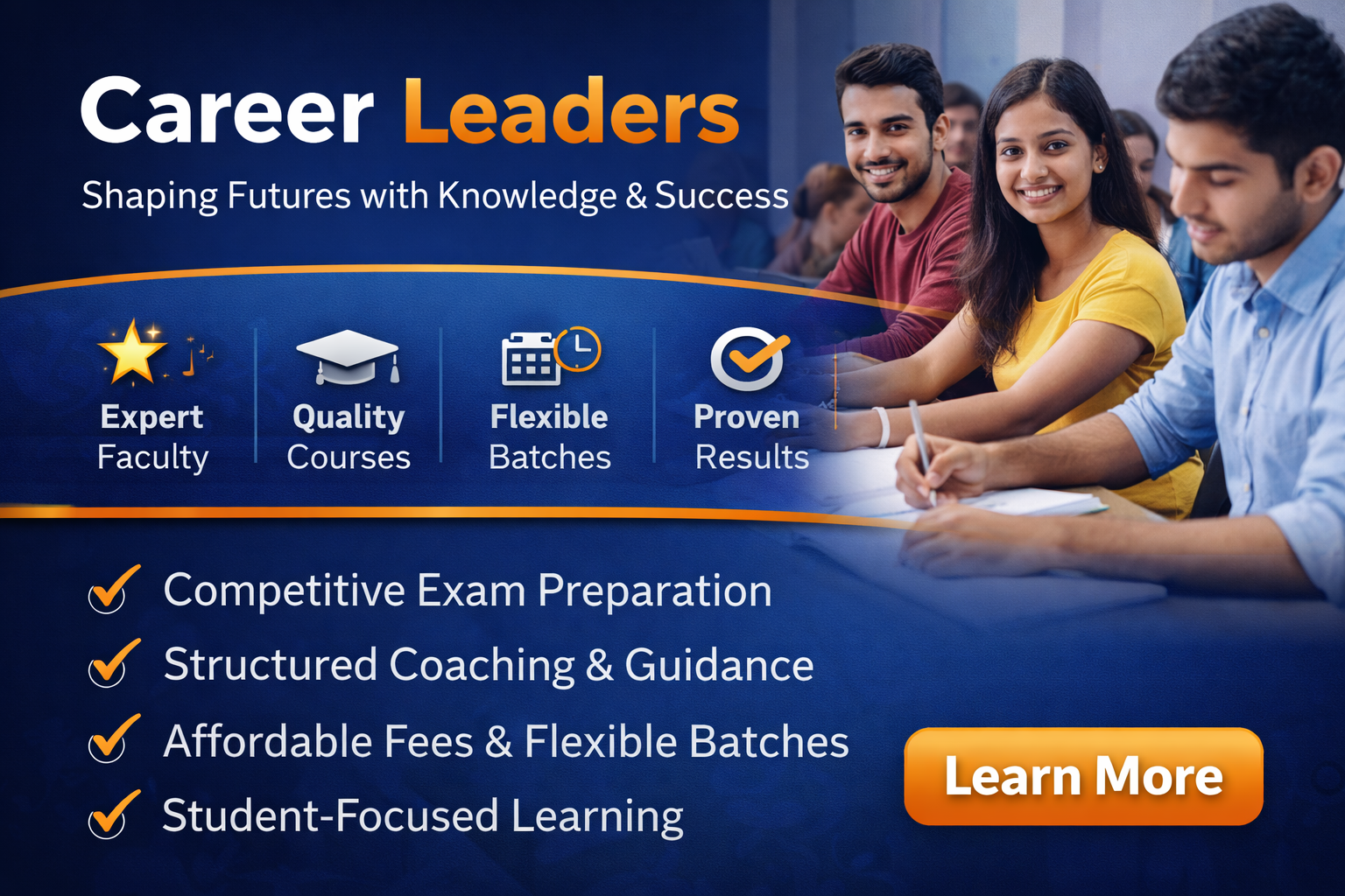 Career Leaders (Courses, Batches, Fees, Reviews, Contact)