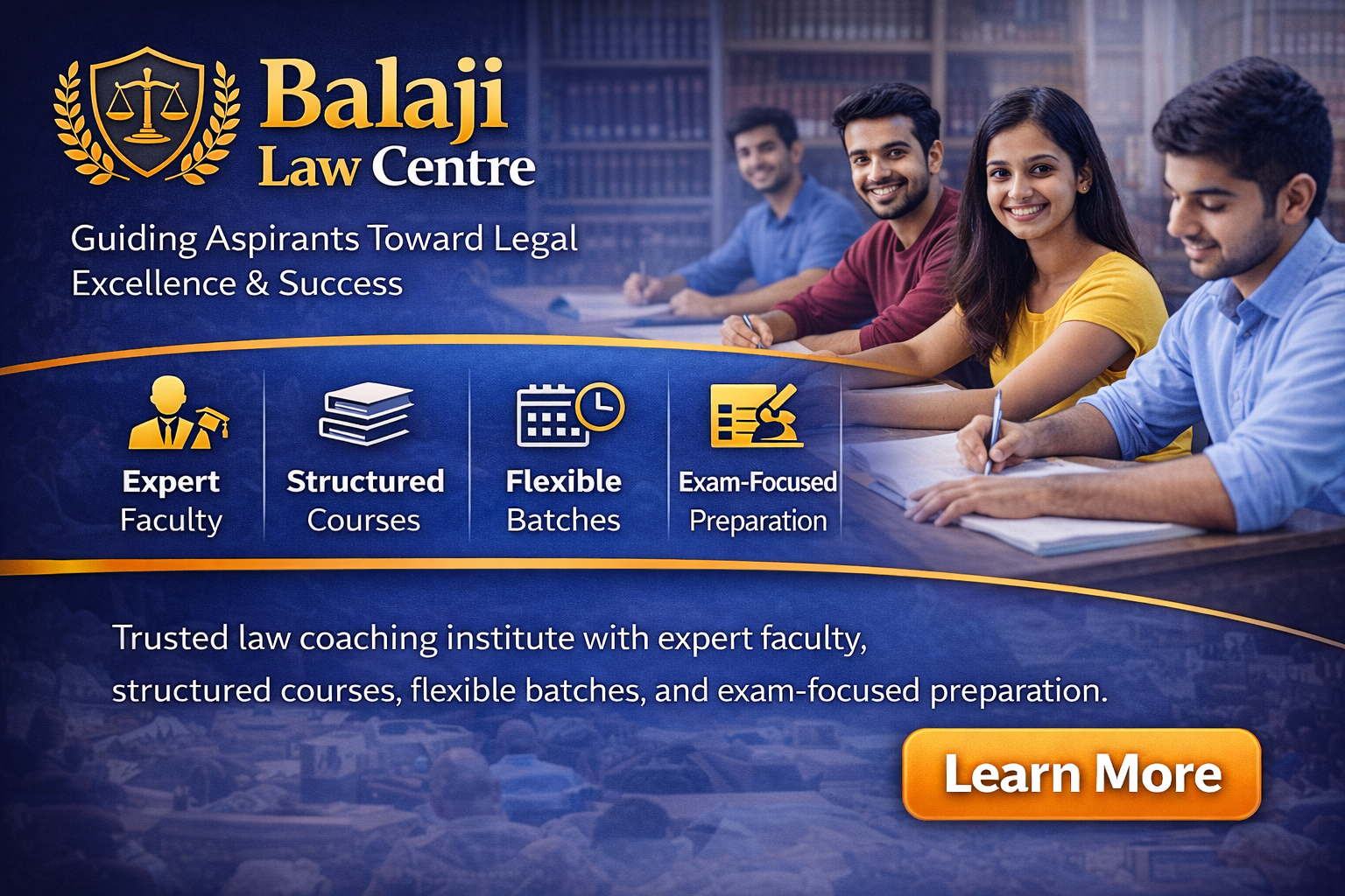 Balaji Law Centre (Courses, Batches, Fees, Reviews, Contact)