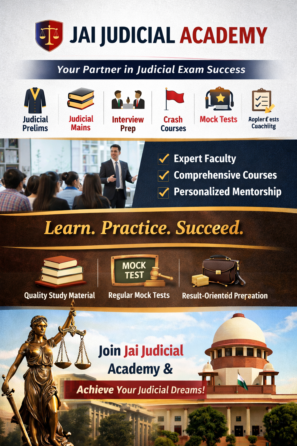 Jai Judicial Academy (Courses, Batches, Fees, Reviews, Contact)