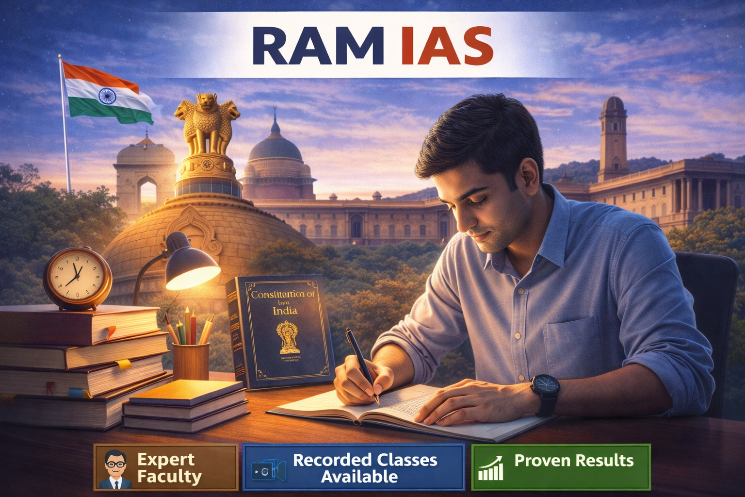 RAM IAS (Courses, Batches, Fees, Reviews, Contact)