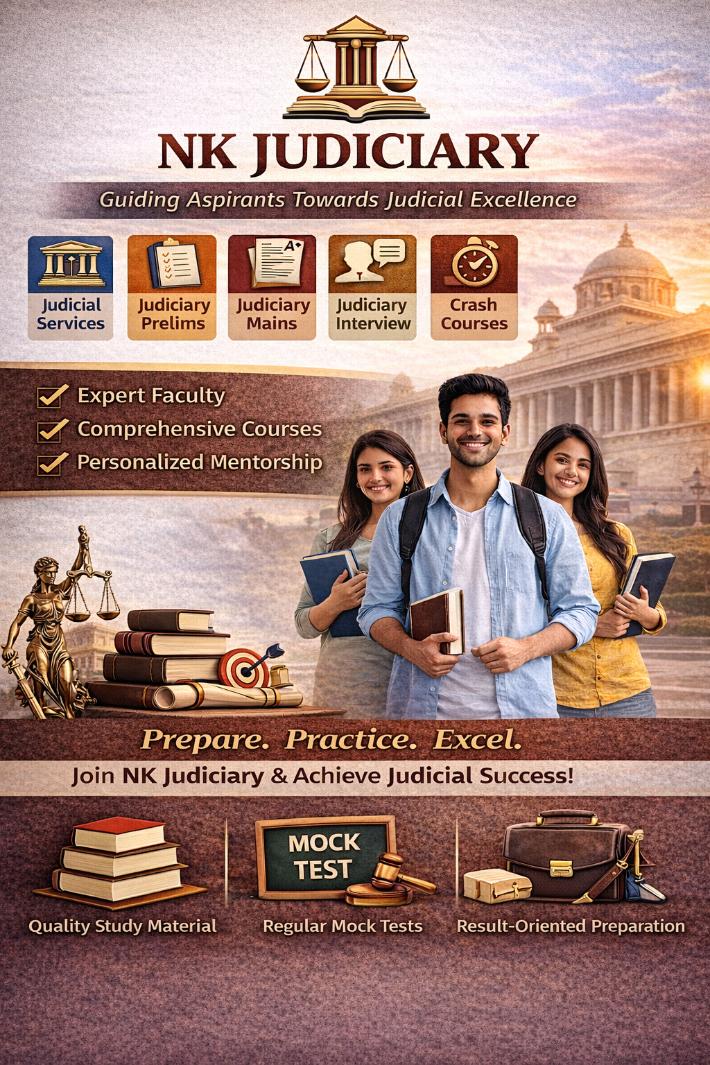 NK Judiciary (Courses, Batches, Fees, Reviews, Contact)