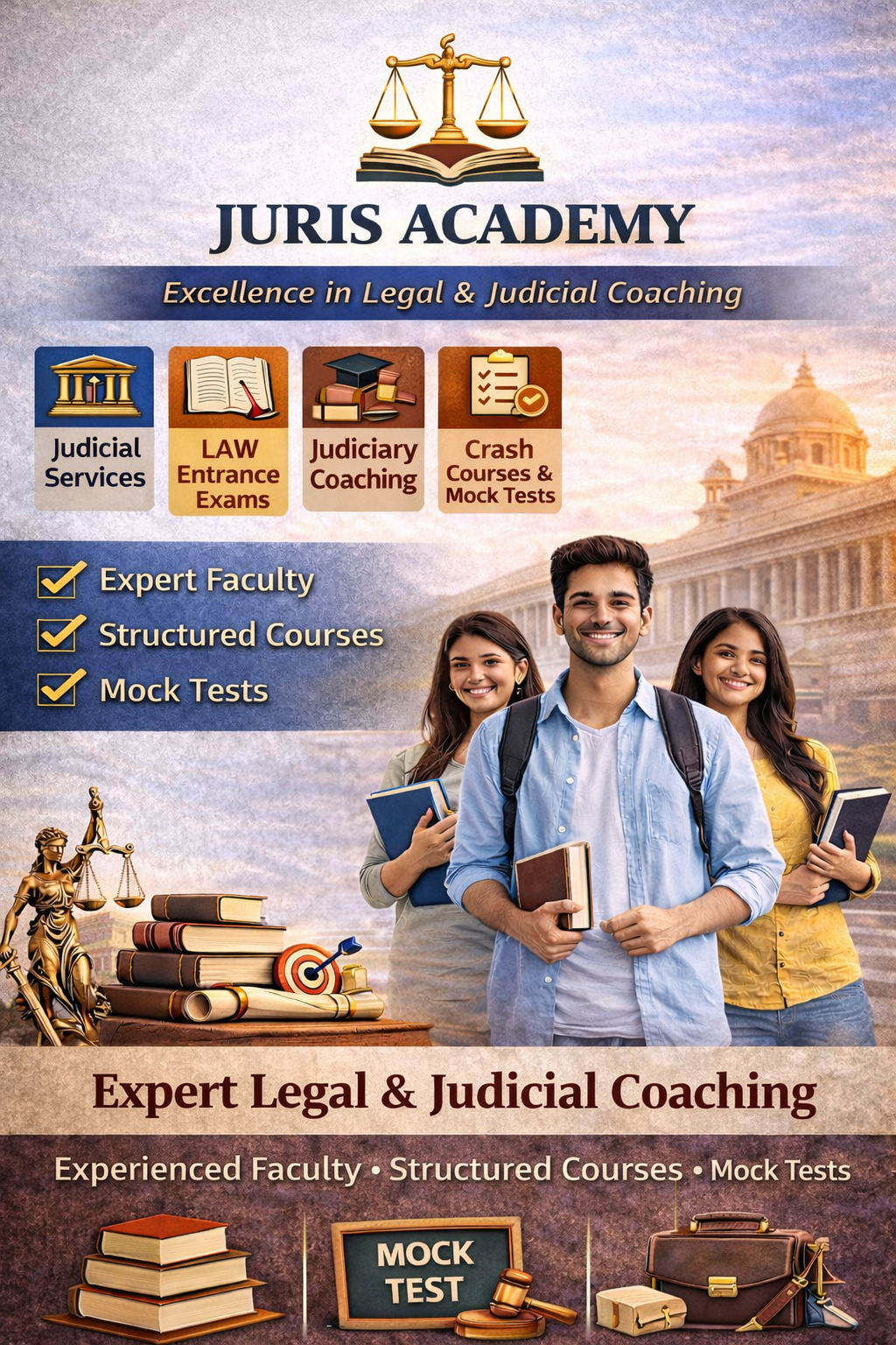Juris Academy (Courses, Batches, Fees, Reviews, Contact)