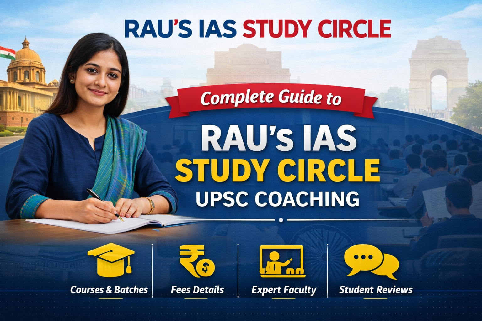 RAU’s IAS Study Circle (Courses, Batches, Fees, Reviews, Contact)