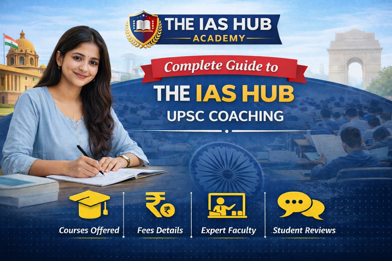 THE IAS HUB ACADEMY (Courses, Batches, Fees, Reviews, Contact)