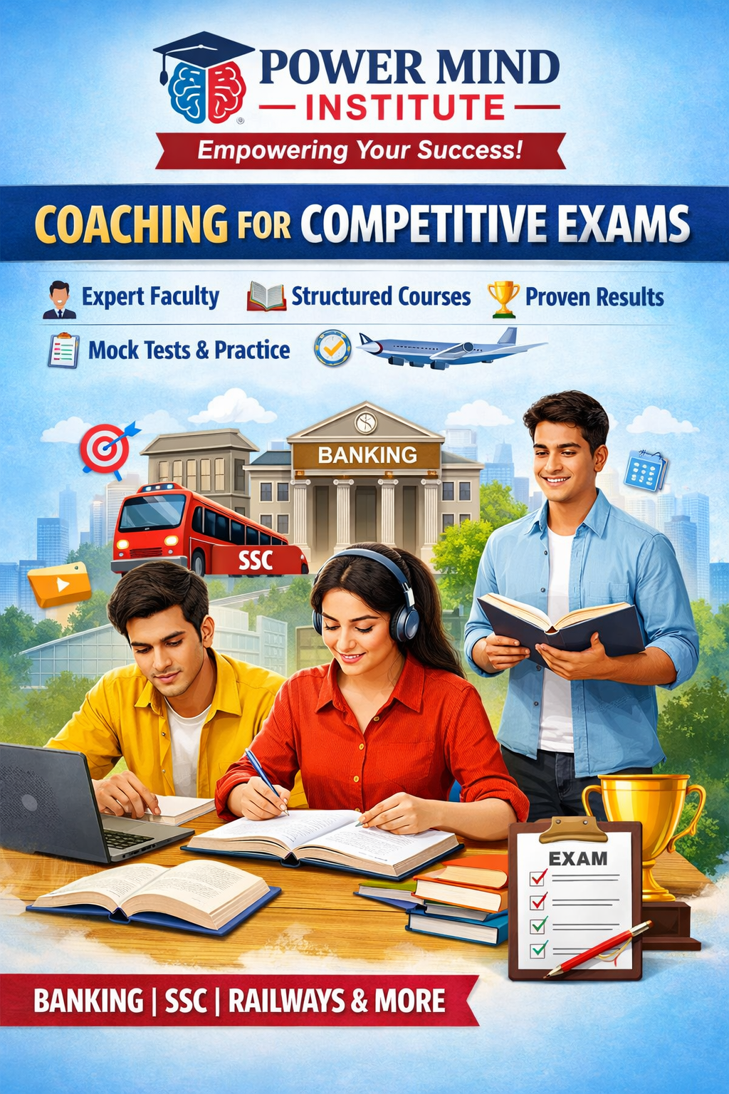 POWER MIND INSTITUTE (Courses, Batches, Fees, Reviews, Contact)