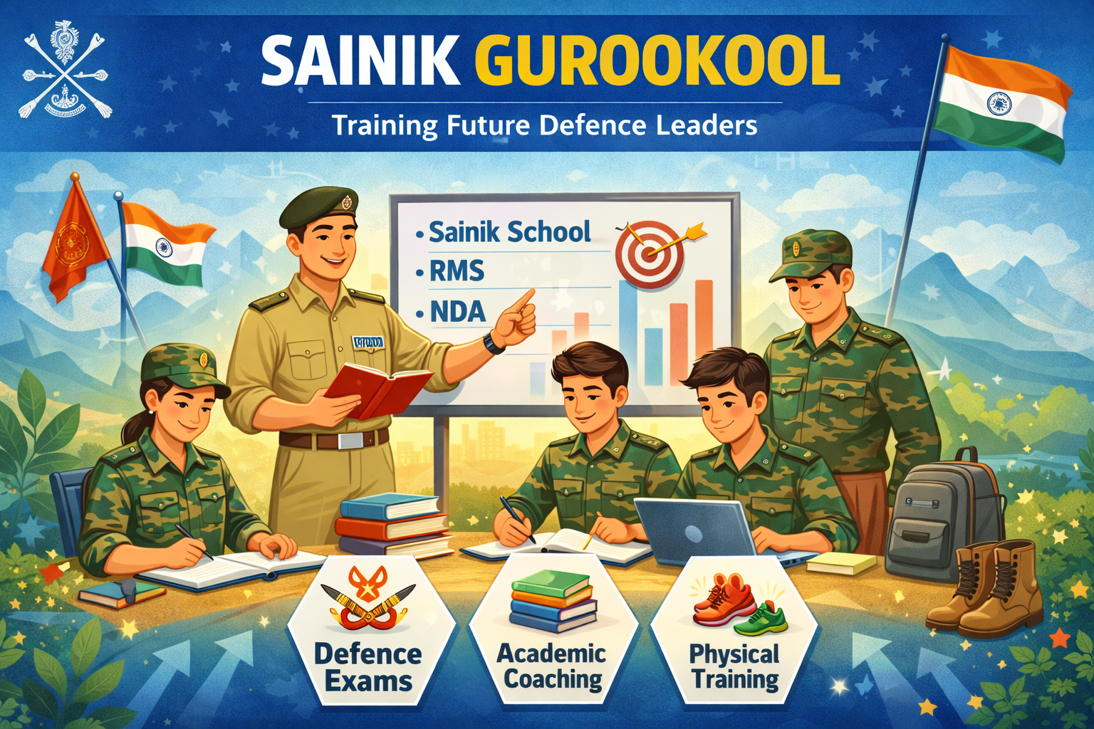 Sainik Gurookool (Courses, Batches, Fees, Reviews, Contact)