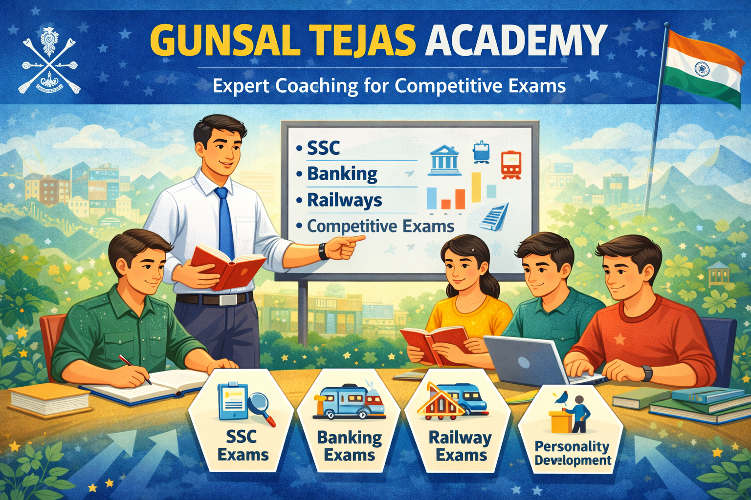 Gunsal Tejas Academy (Courses, Batches, Fees, Reviews, Contact)
