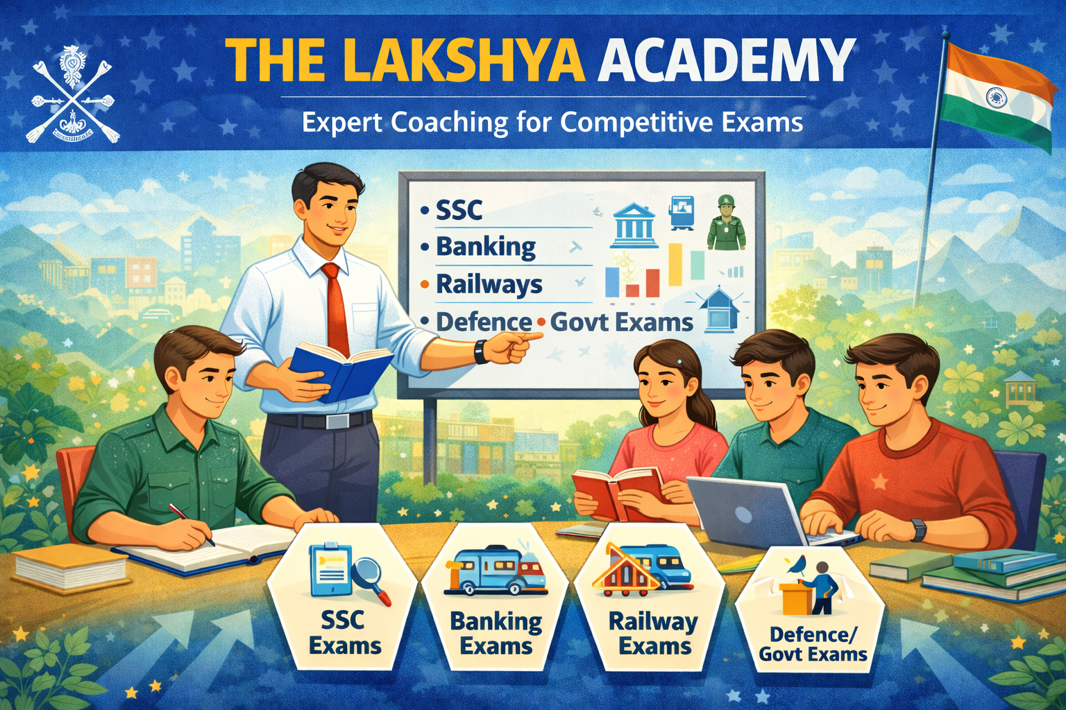 The Lakshya Academy (Courses, Batches, Fees, Reviews, Contact)