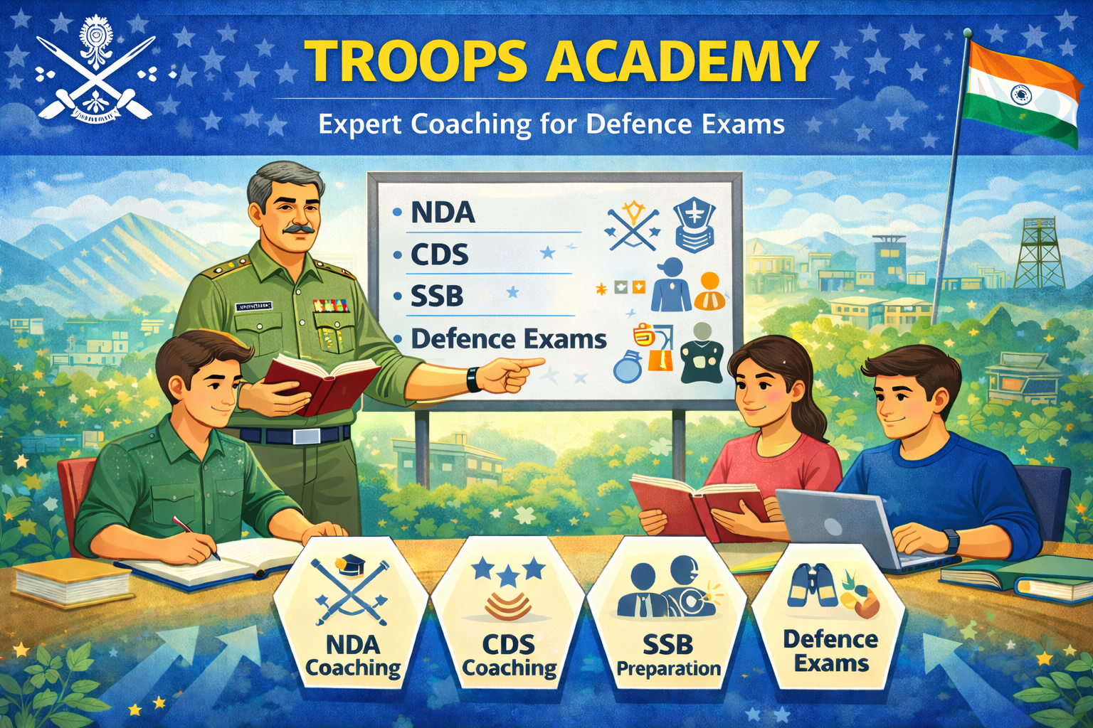 Troops Academy (Courses, Batches, Fees, Reviews, Contact)