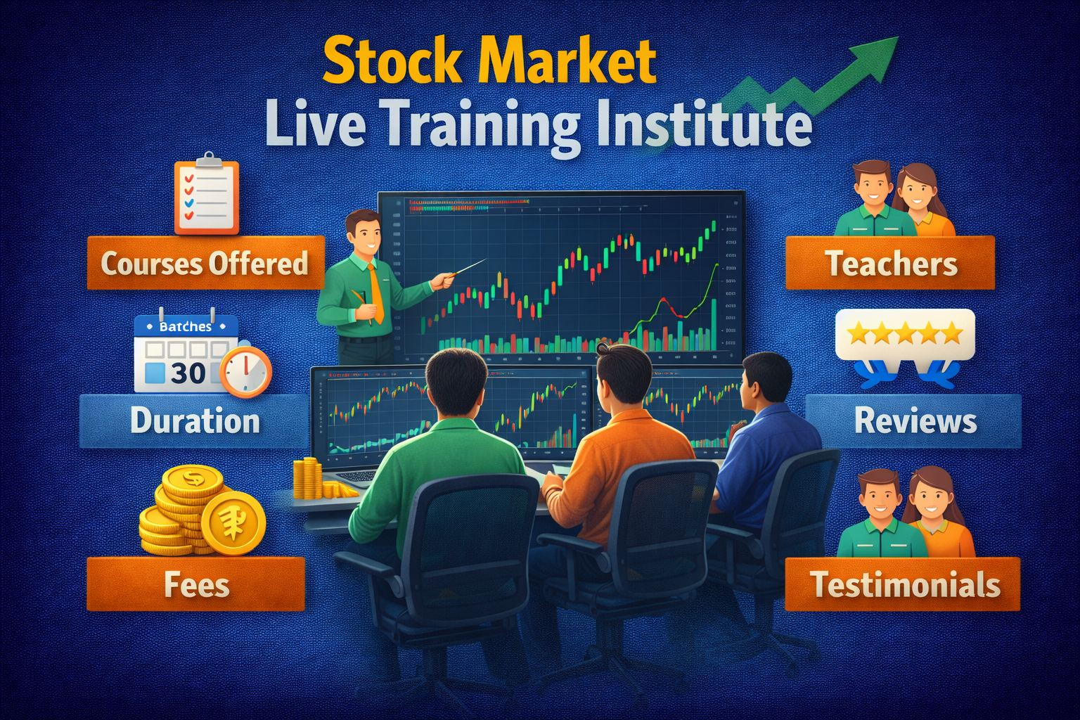 Stock Market Live Training Institute (Courses, Batches, Fees, Reviews, Contact)