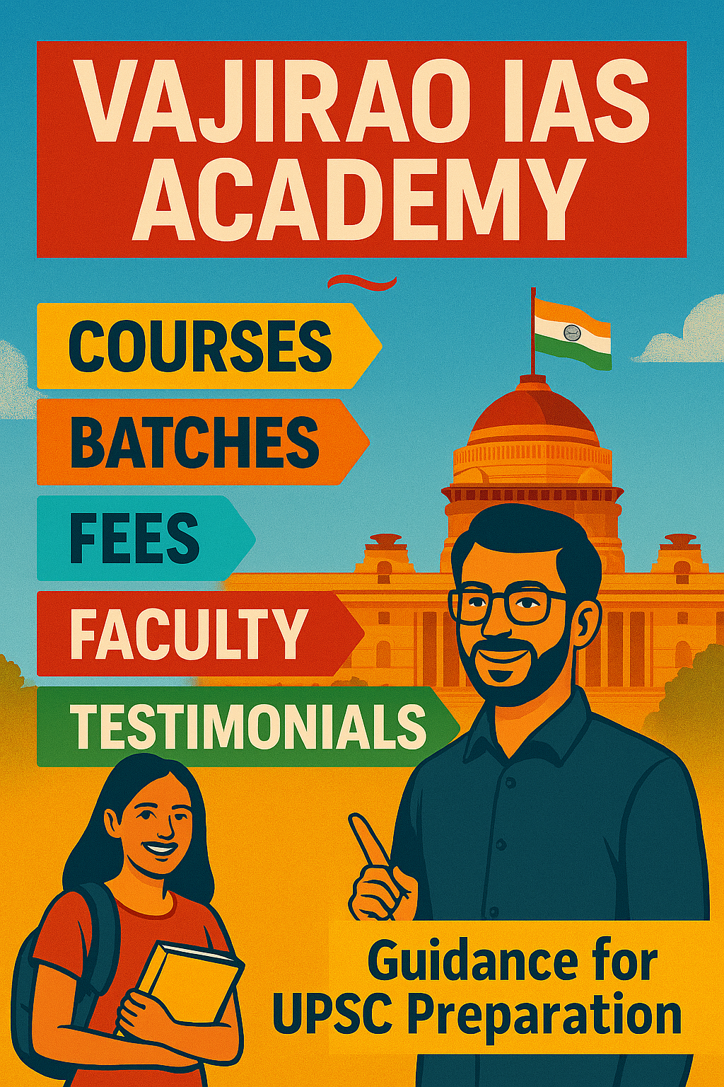 VAJIRAO IAS ACADEMY (Courses, Batches, Fees, Reviews, Contact)