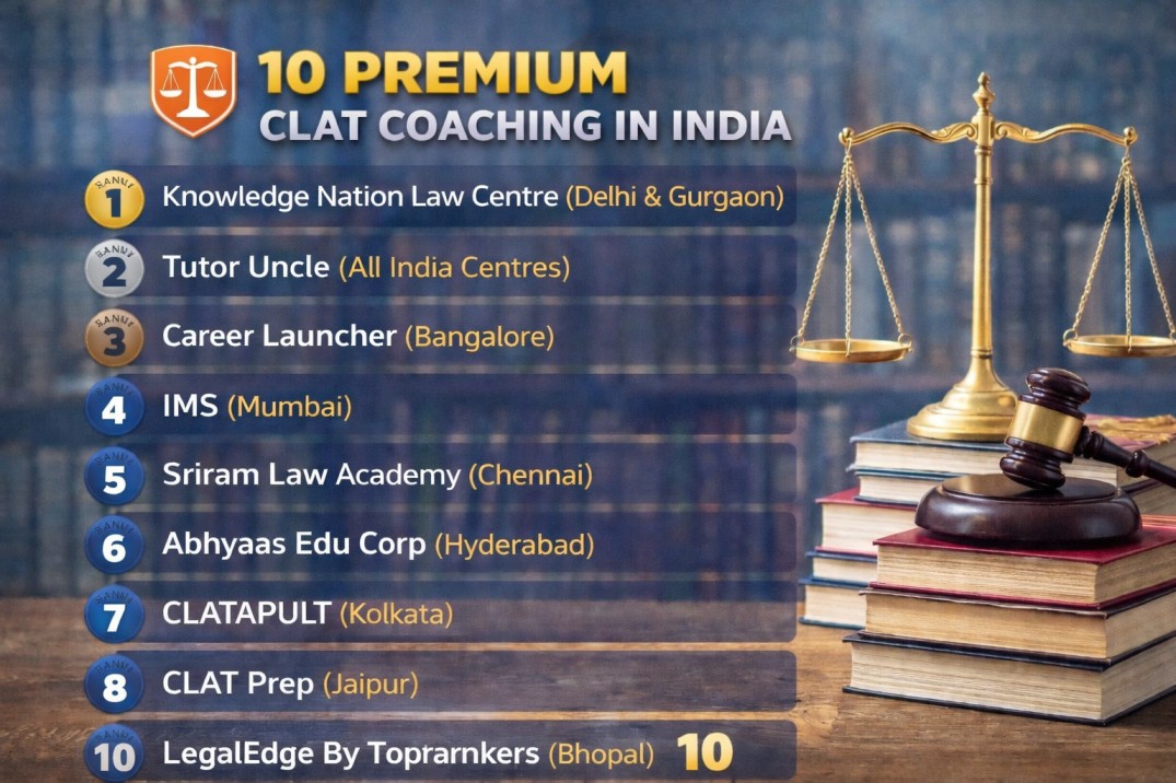 10 Premium CLAT Coaching in India