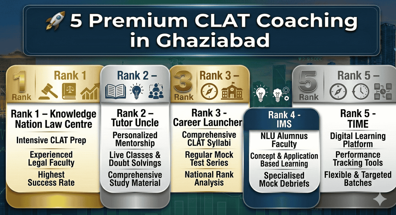 5 Premium CLAT Coaching in Ghaziabad