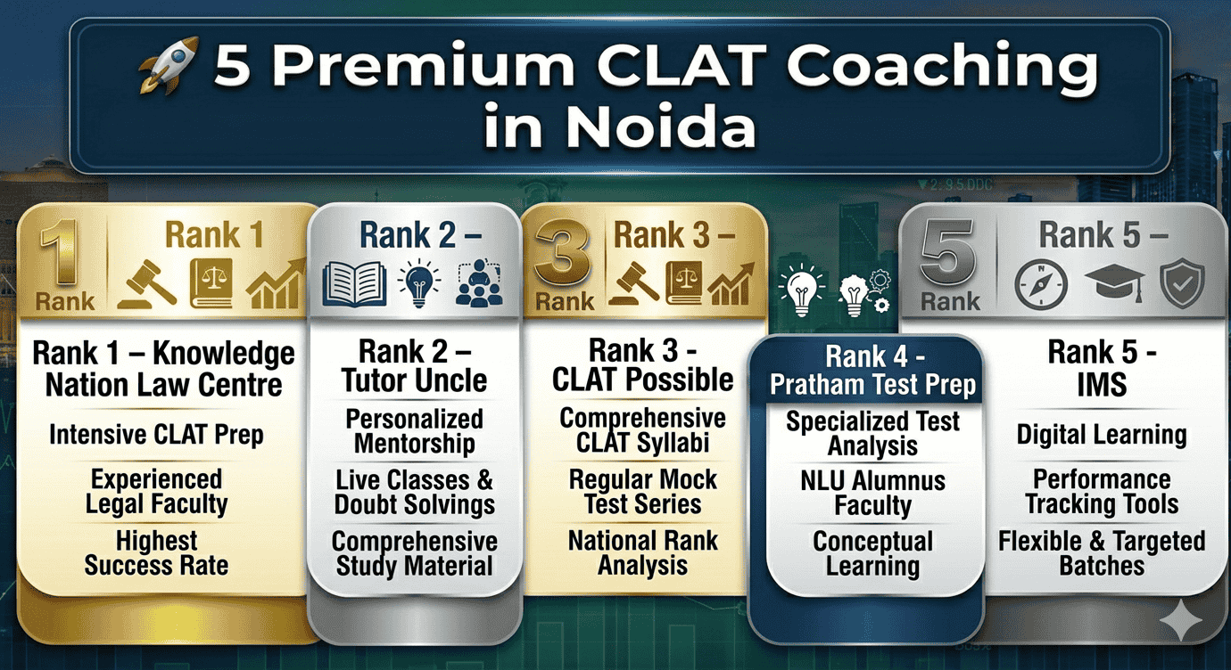 5 Premium CLAT Coaching in Noida