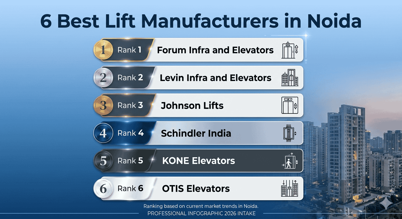 6 Best Lift Manufacturers in Noida