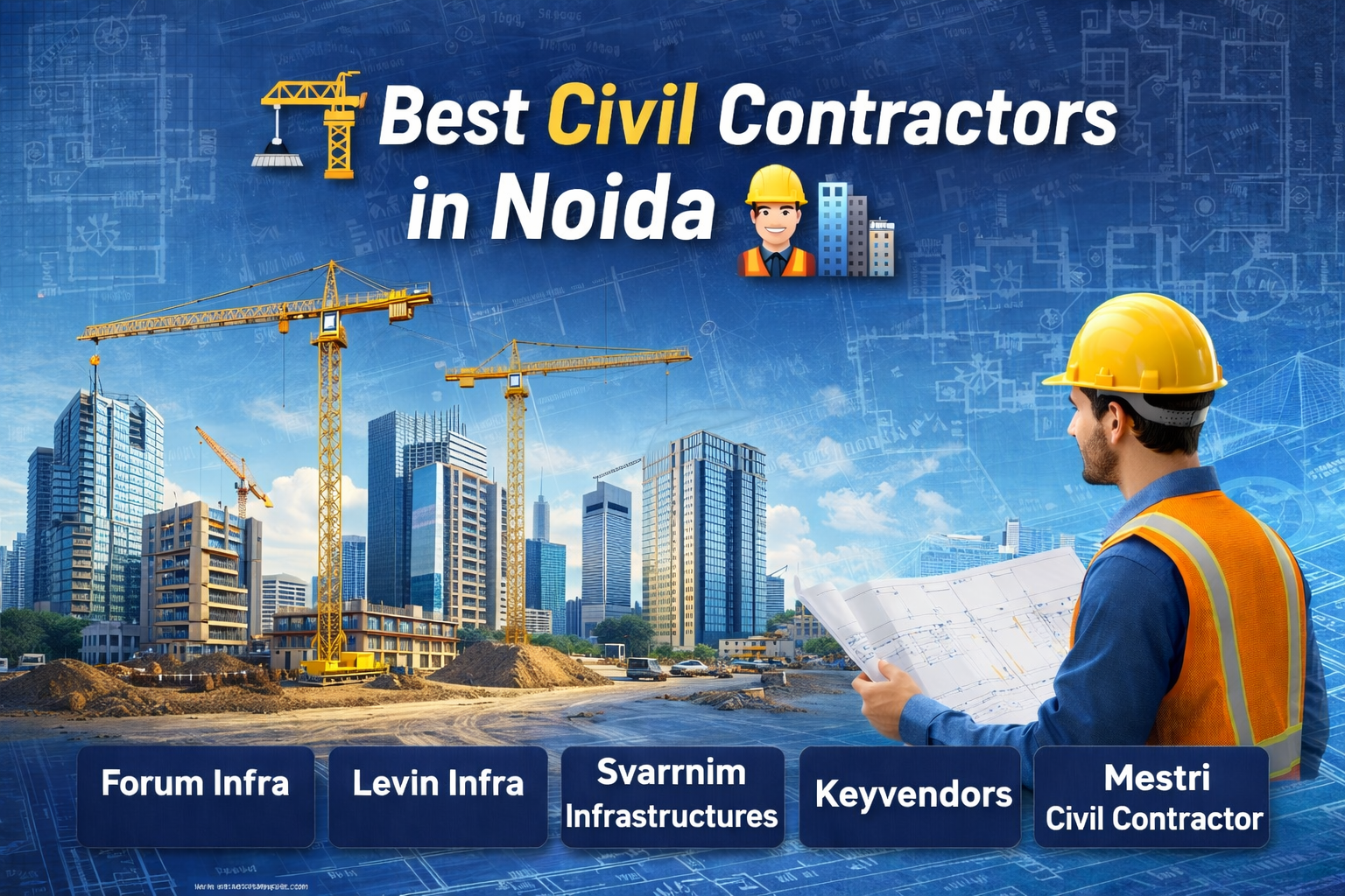 5 Best Civil Contractors in Noida