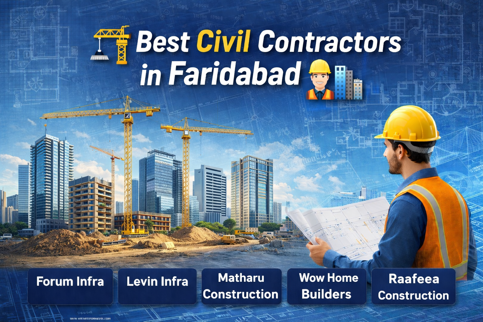 5 Best Civil Contractors in Faridabad