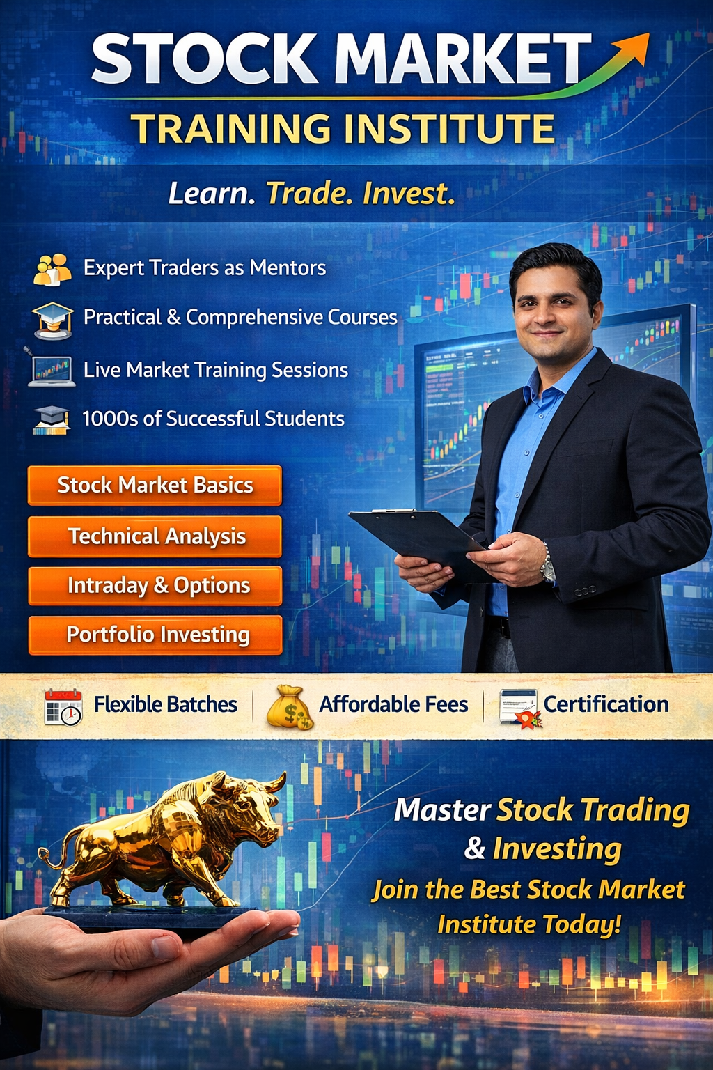 Stock Market Training Institute (Courses, Batches, Fees, Reviews, Contact)