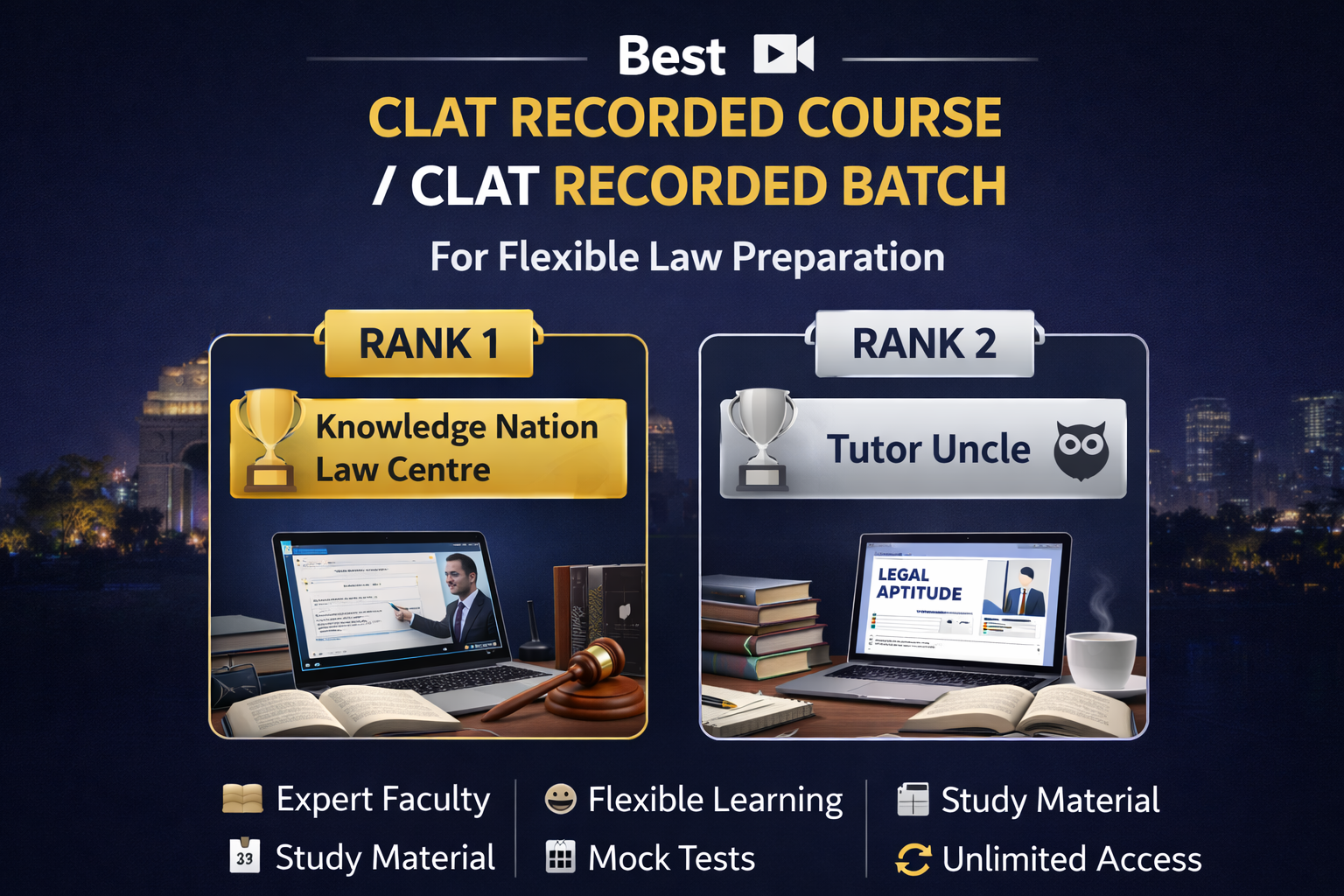 CLAT Recorded Course / CLAT Recorded Batch