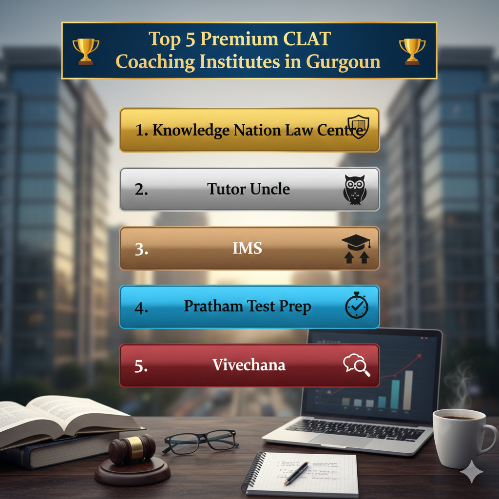 5 Premium CLAT Coaching in Gurgaon